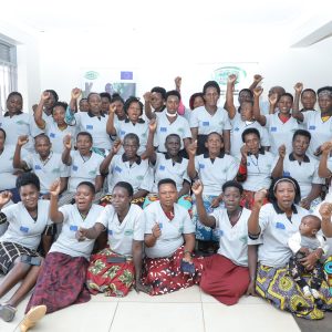 some members of the grass root women movement after a training